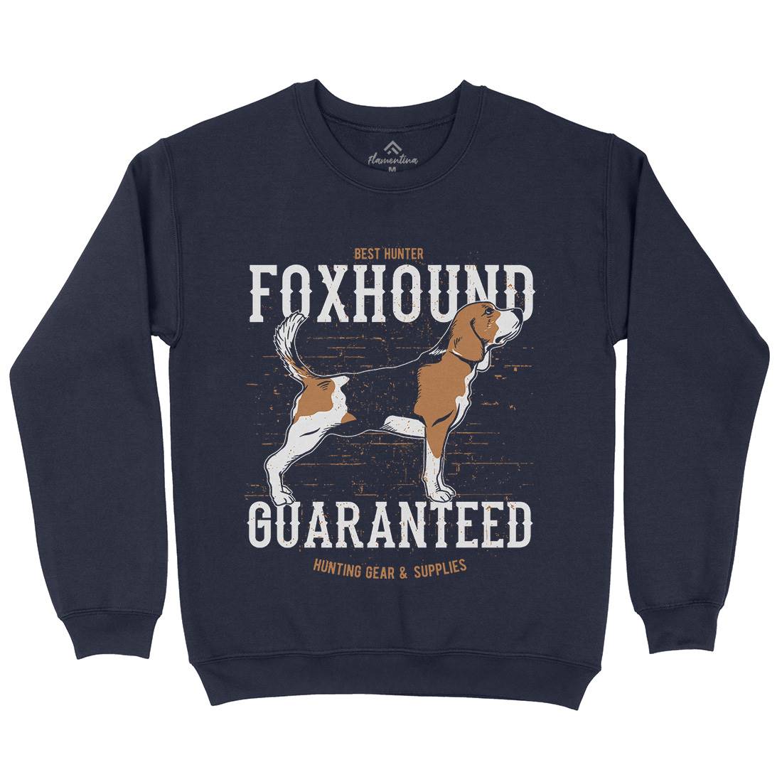 Dog Foxhound Kids Crew Neck Sweatshirt Animals B712