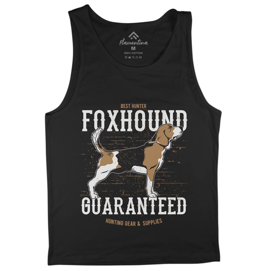 Dog Foxhound Mens Tank Top Vest Animals B712
