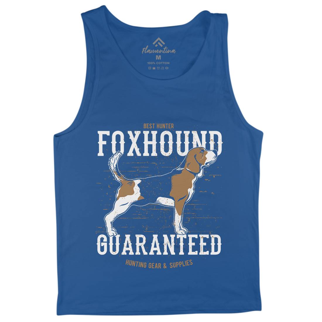 Dog Foxhound Mens Tank Top Vest Animals B712
