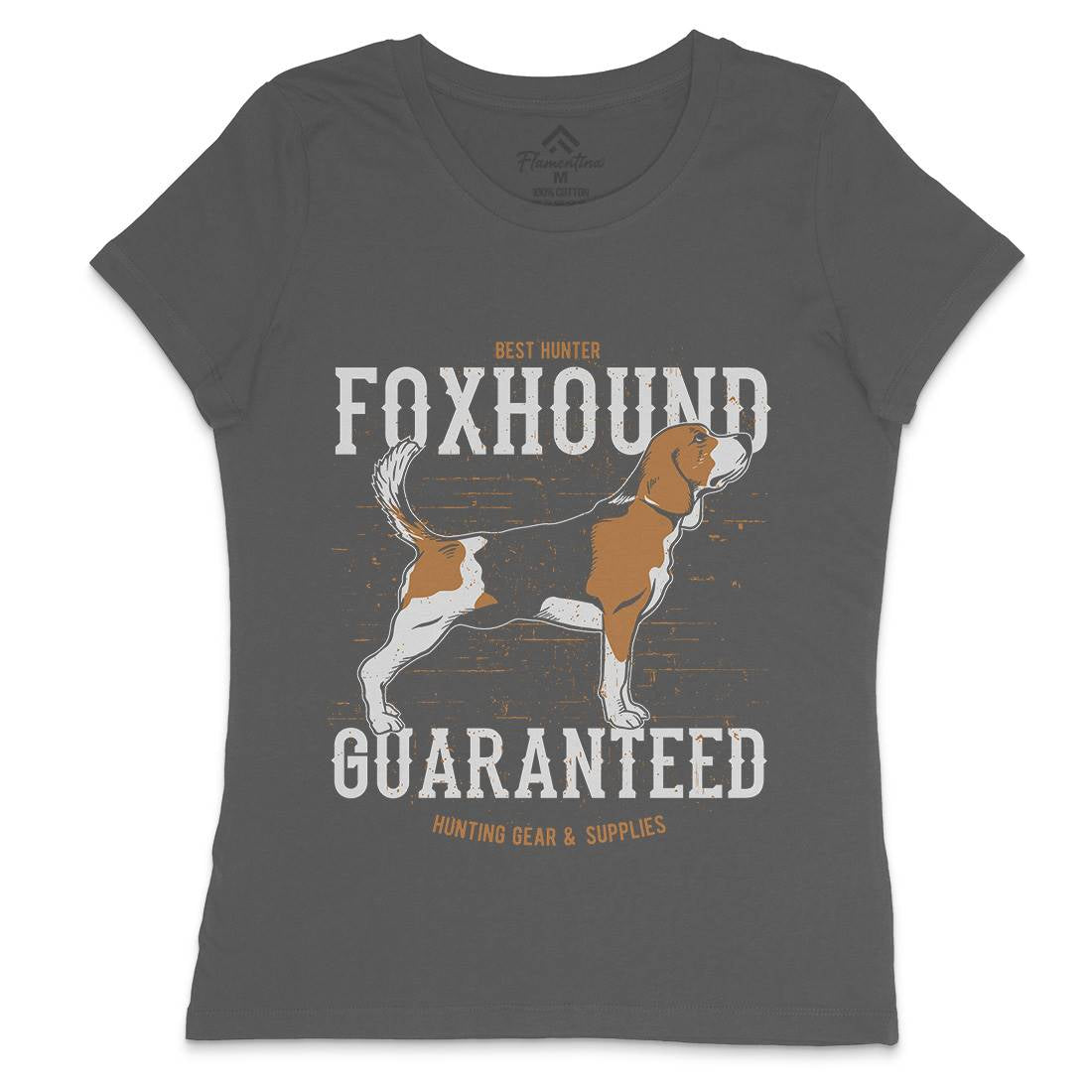 Dog Foxhound Womens Crew Neck T-Shirt Animals B712