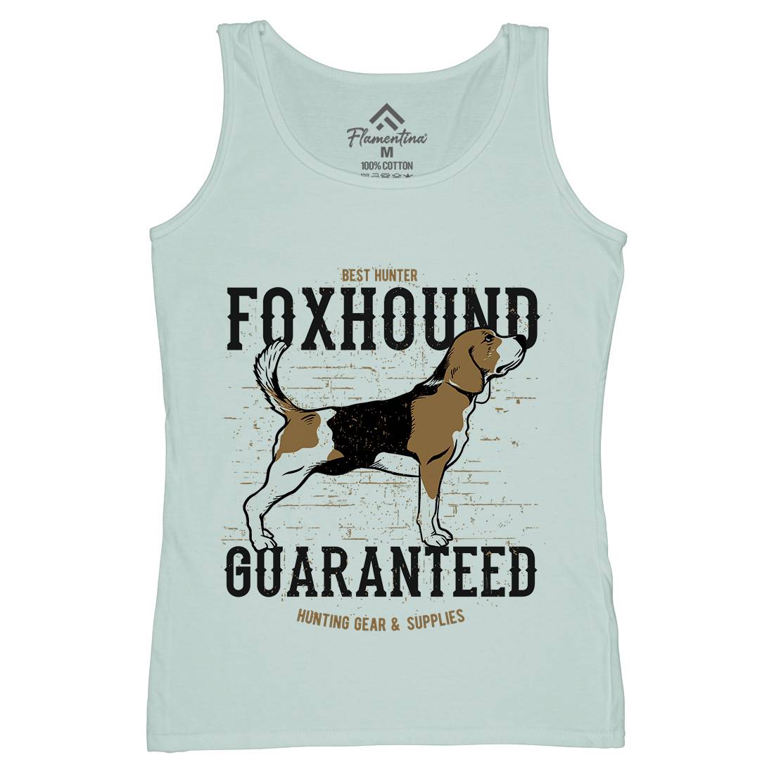 Dog Foxhound Womens Organic Tank Top Vest Animals B712