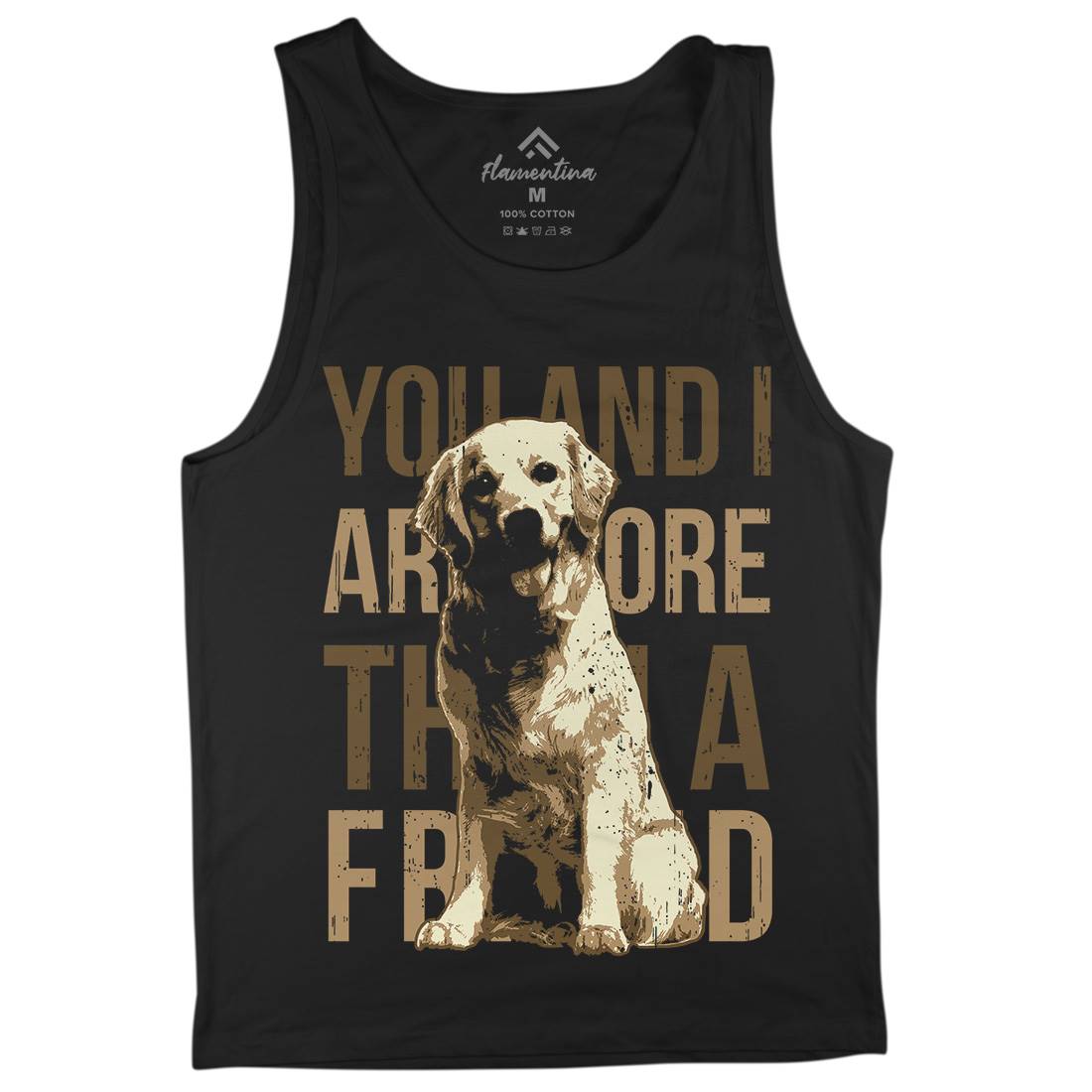 Dog Friend Mens Tank Top Vest Animals B713