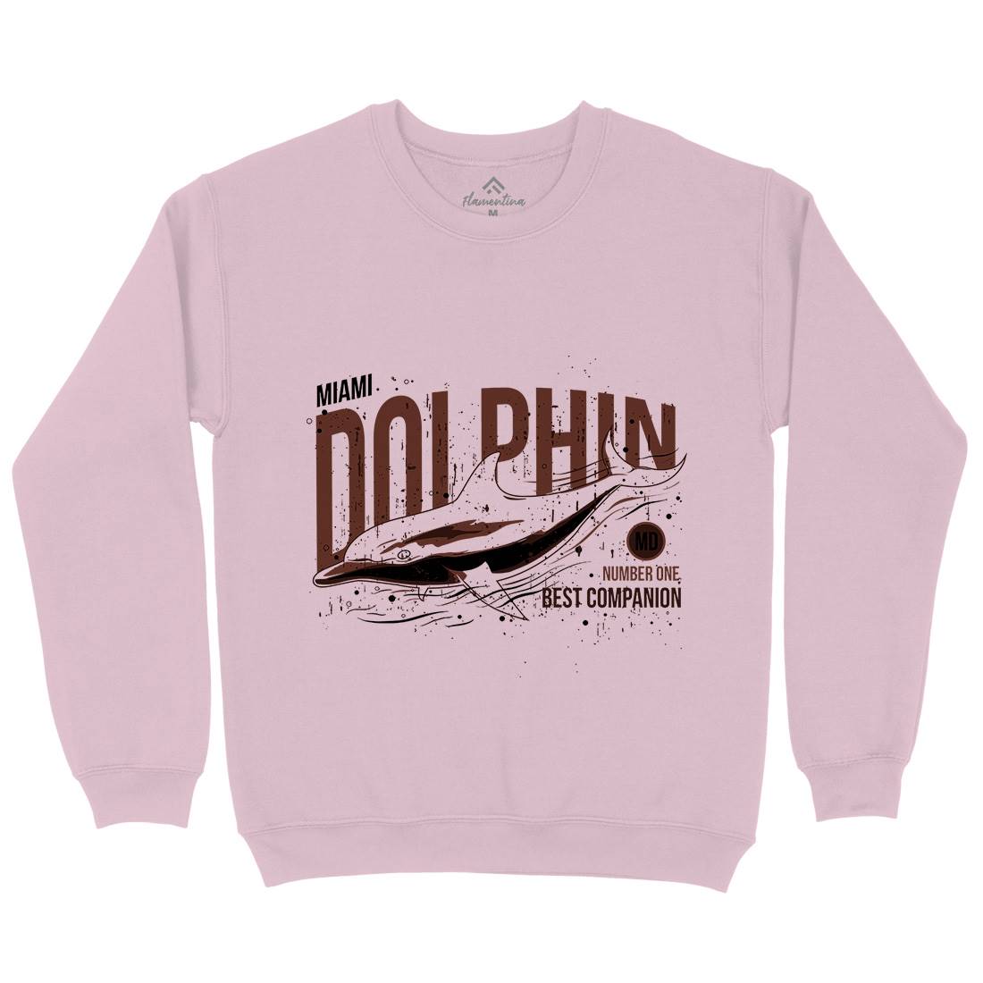 Dolphin Miami Kids Crew Neck Sweatshirt Animals B715