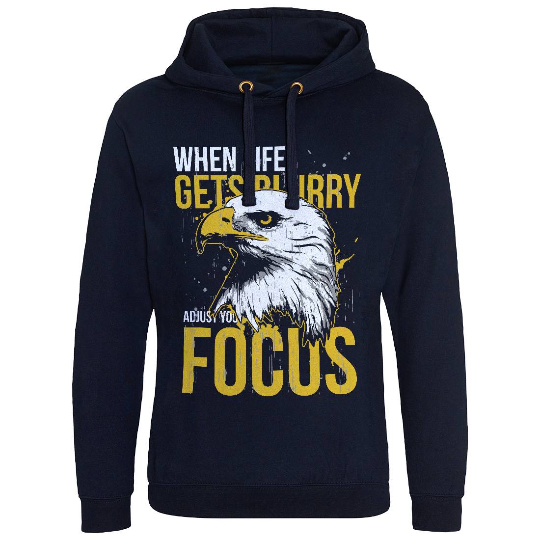 Eagle Focus Mens Hoodie Without Pocket Animals B717