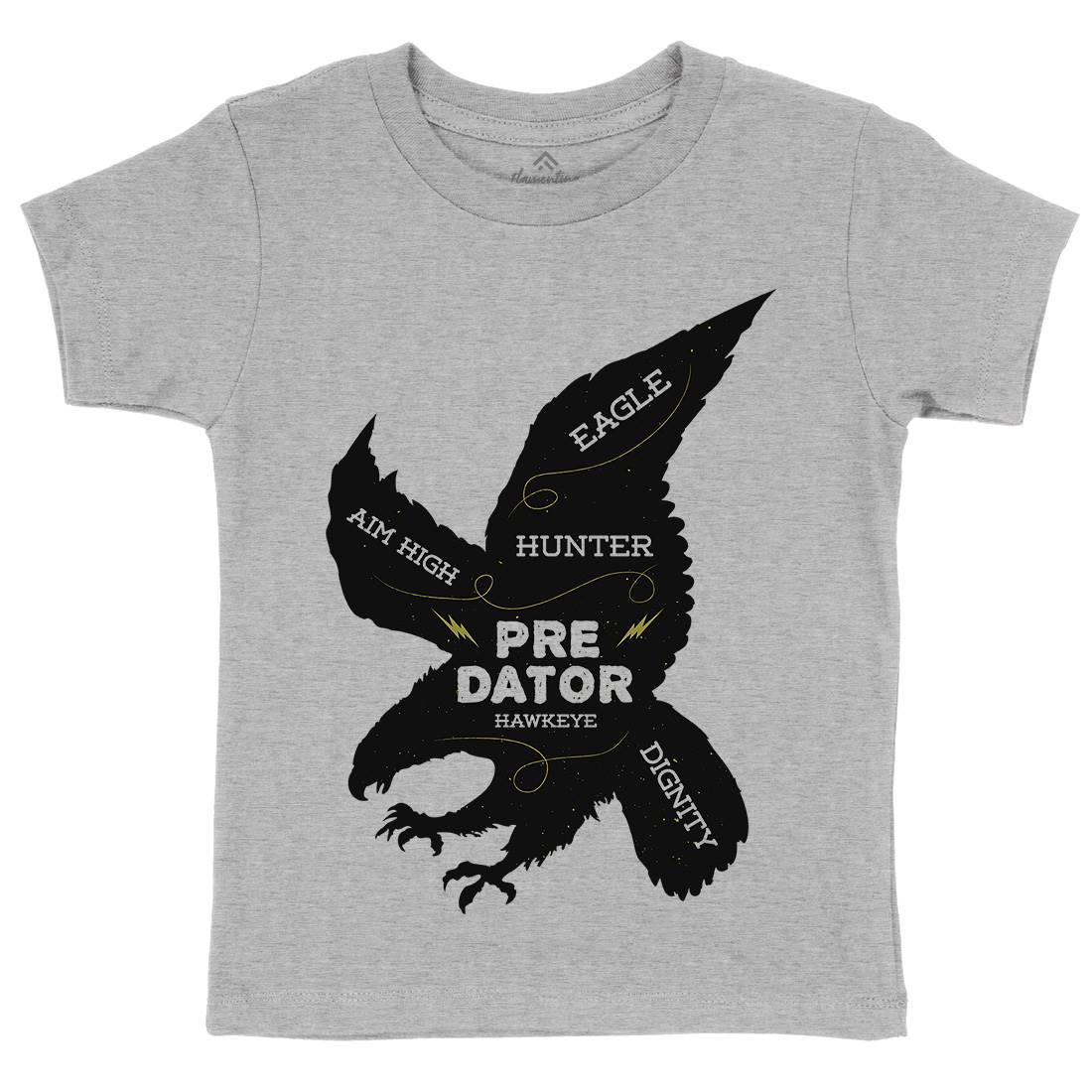 Eagle Predator Kids Organic Crew Neck T-Shirt Animals B718