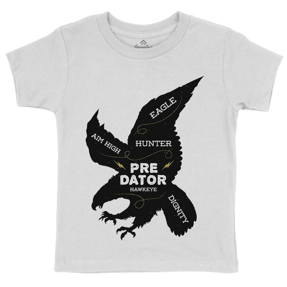 Eagle Predator Kids Organic Crew Neck T-Shirt Animals B718