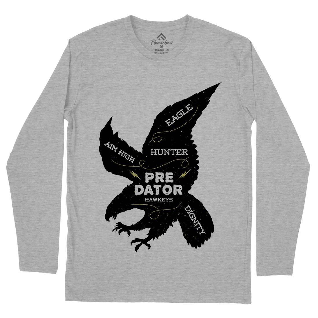 Eagle Predator Mens Long Sleeve T-Shirt Animals B718