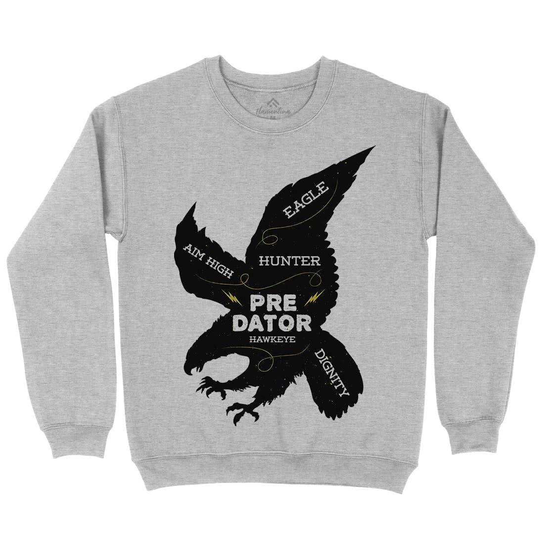 Eagle Predator Mens Crew Neck Sweatshirt Animals B718