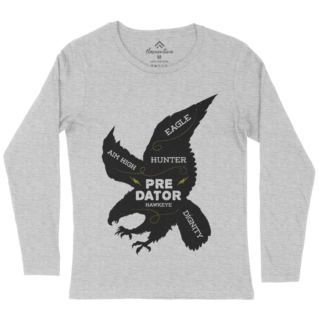 Eagle Predator Womens Long Sleeve T-Shirt Animals B718