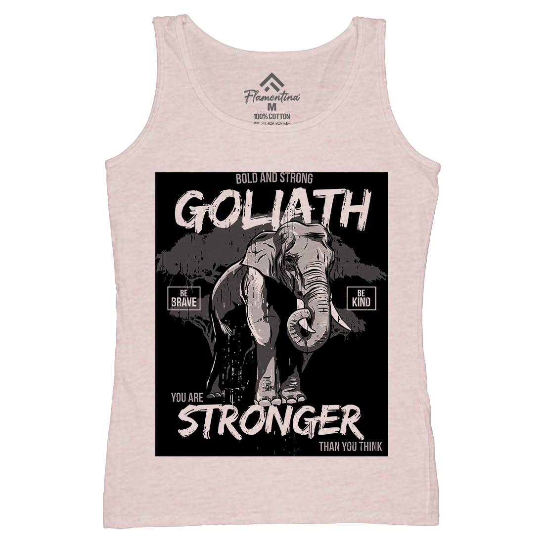 Elephant Goliath Womens Organic Tank Top Vest Animals B720