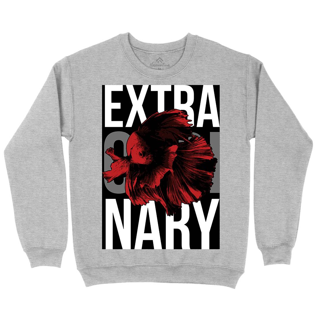 Fish Extra Ordinary Kids Crew Neck Sweatshirt Animals B723