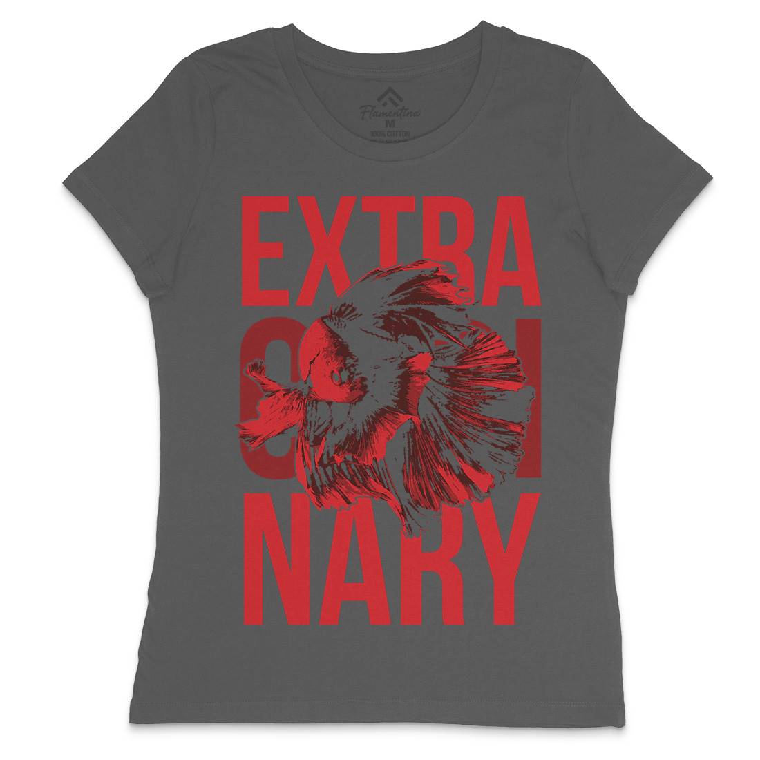 Fish Extra Ordinary Womens Crew Neck T-Shirt Animals B723