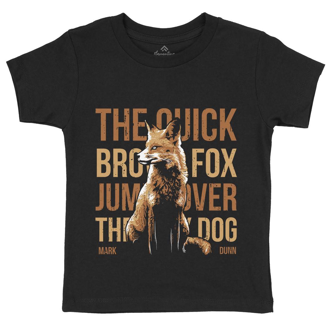 Fox Quick Kids Crew Neck T-Shirt Animals B726