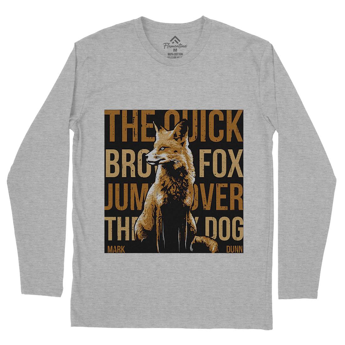Fox Quick Mens Long Sleeve T-Shirt Animals B726