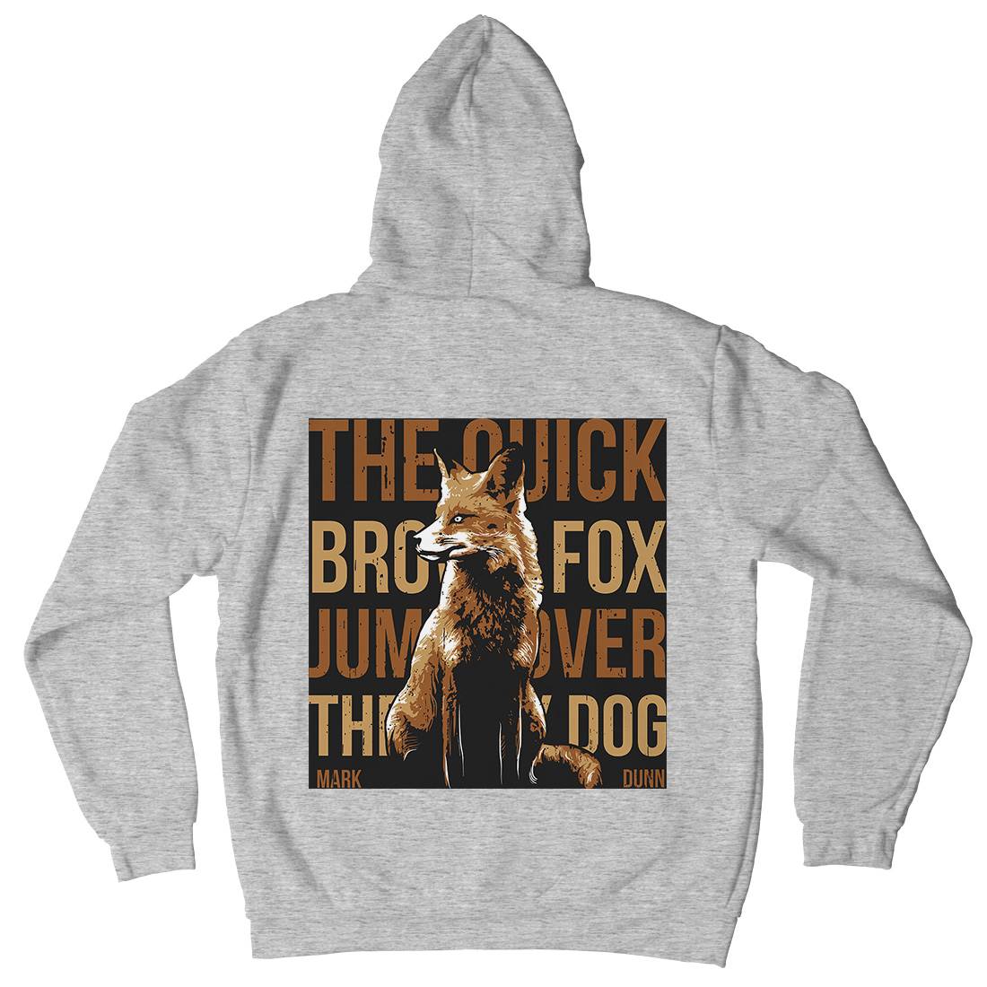 Fox Quick Mens Hoodie With Pocket Animals B726