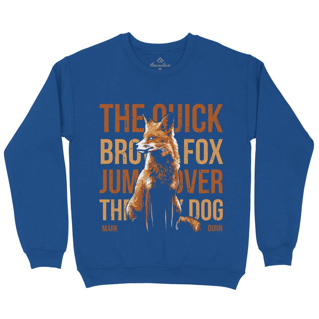 Fox Quick Mens Crew Neck Sweatshirt Animals B726