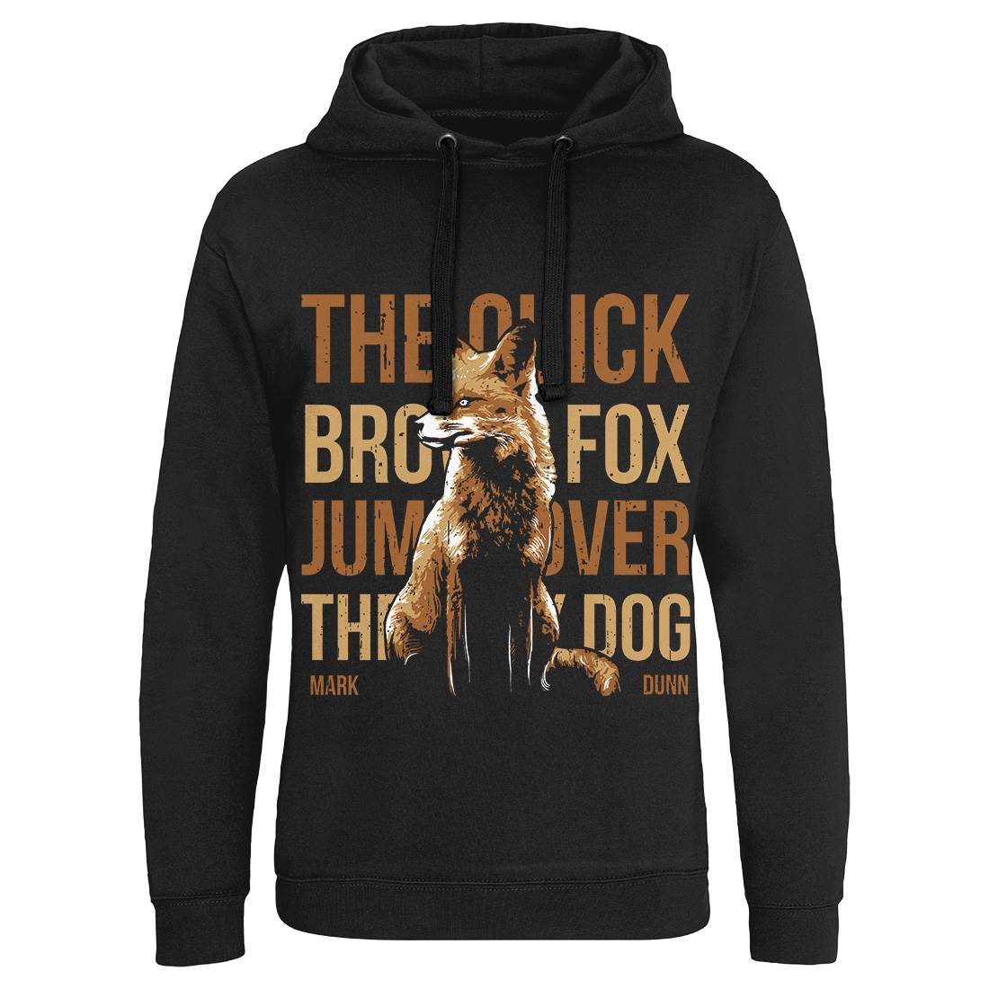 Fox Quick Mens Hoodie Without Pocket Animals B726
