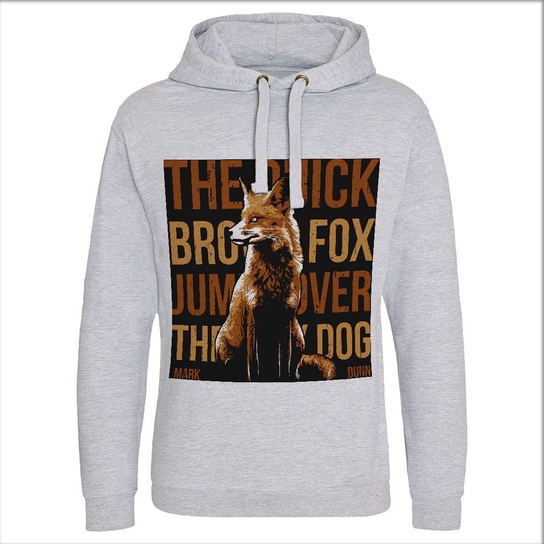 Fox Quick Mens Hoodie Without Pocket Animals B726