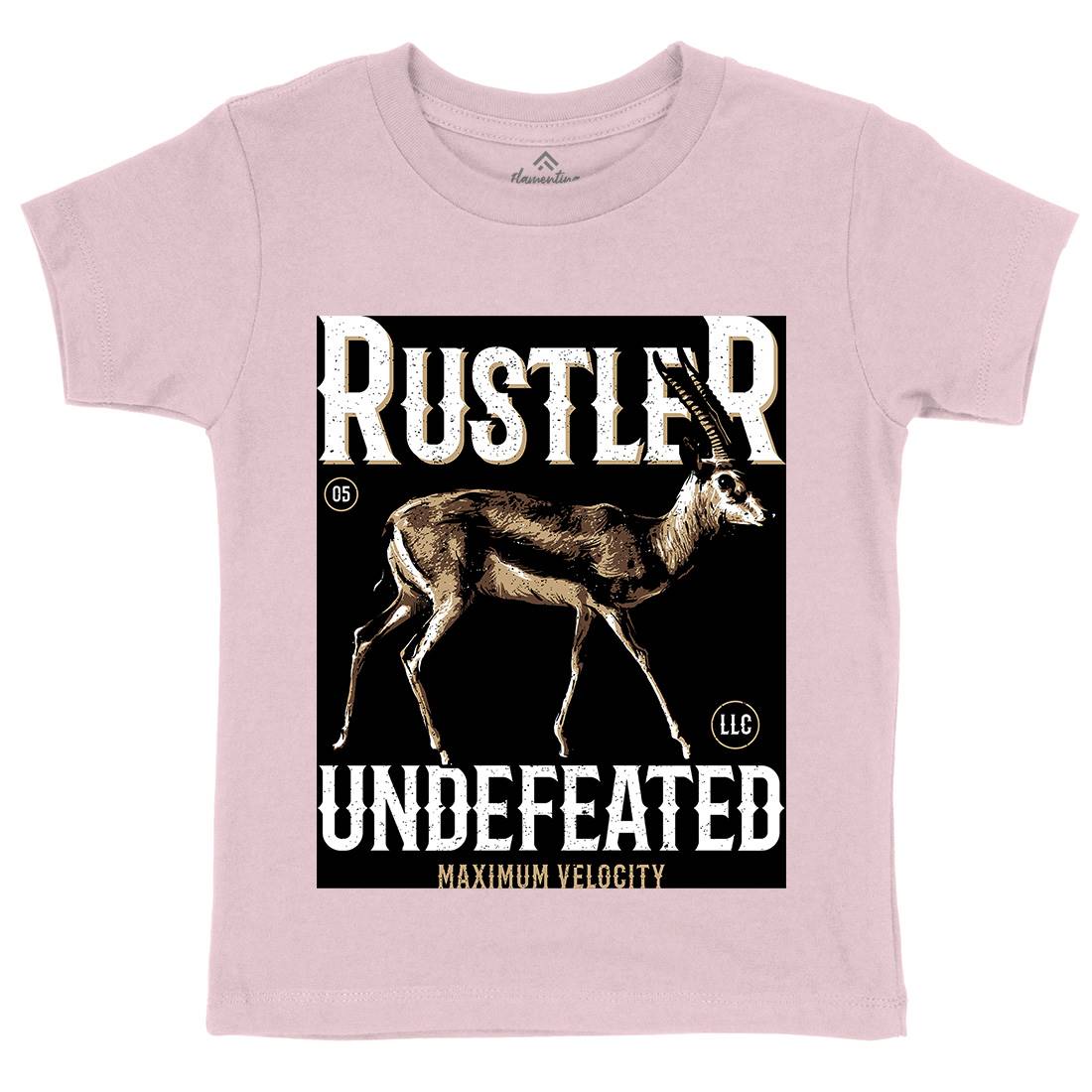 Gazelle Rustler Kids Crew Neck T-Shirt Animals B727