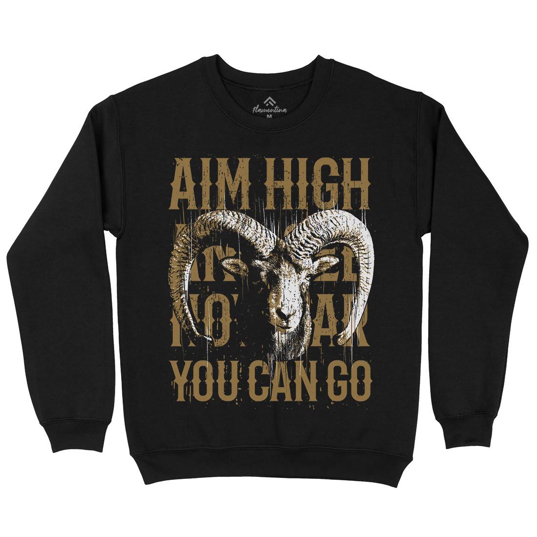 Goat High Kids Crew Neck Sweatshirt Animals B730