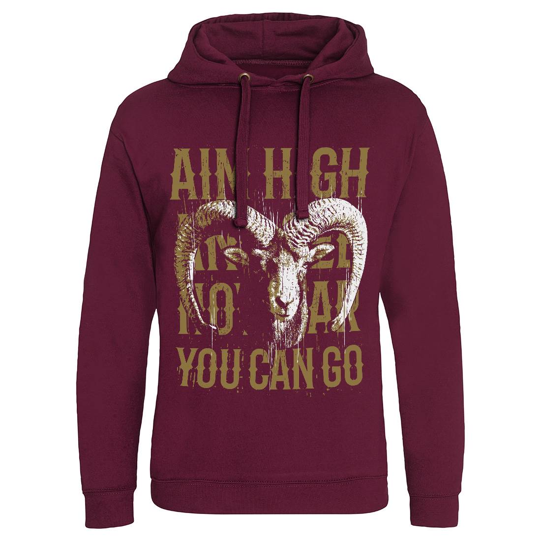 Goat High Mens Hoodie Without Pocket Animals B730