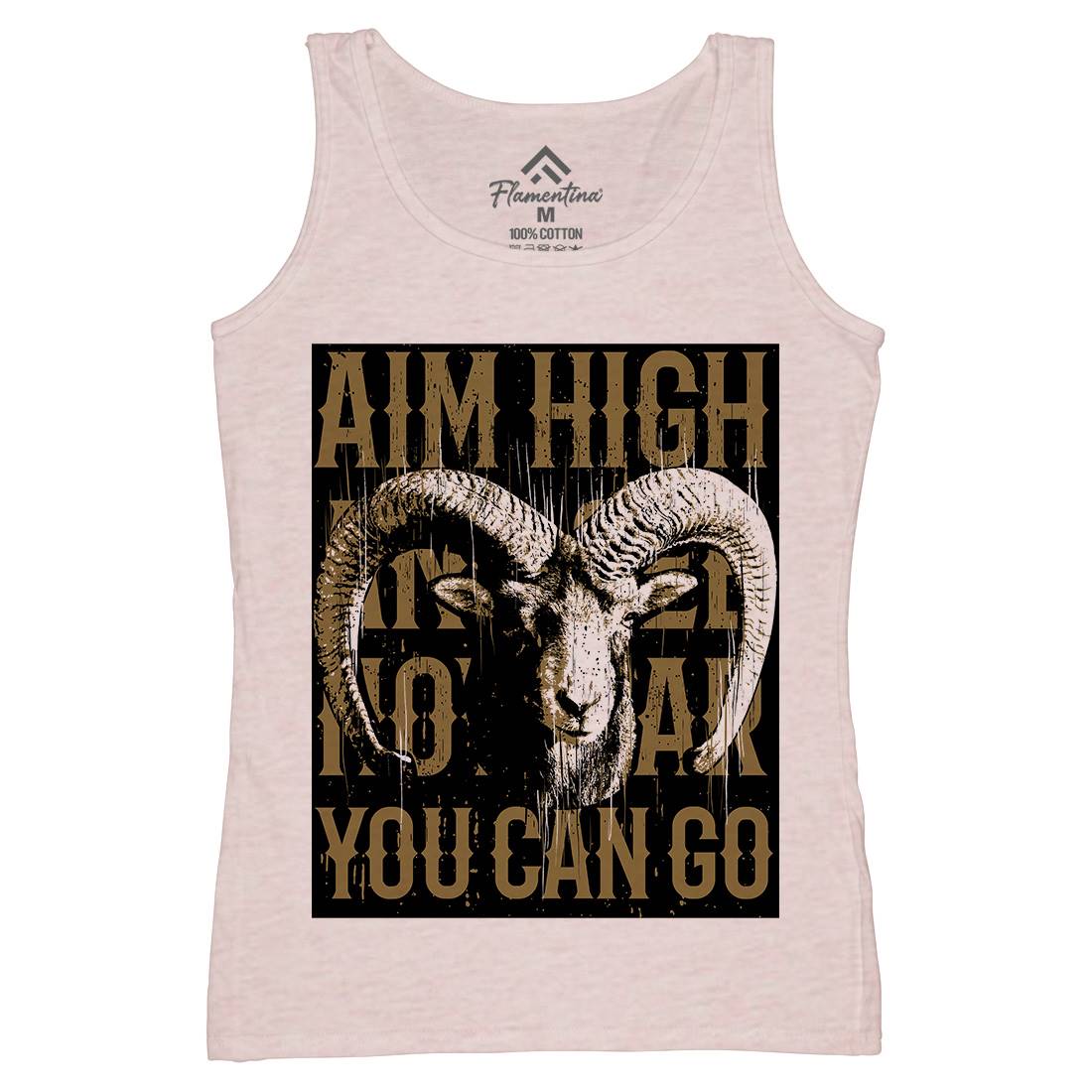 Goat High Womens Organic Tank Top Vest Animals B730