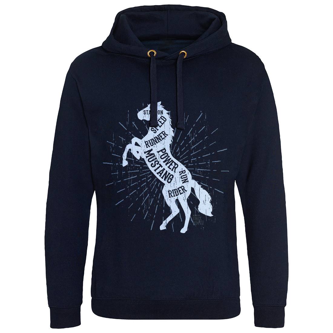Horse Mustang Mens Hoodie Without Pocket Animals B733