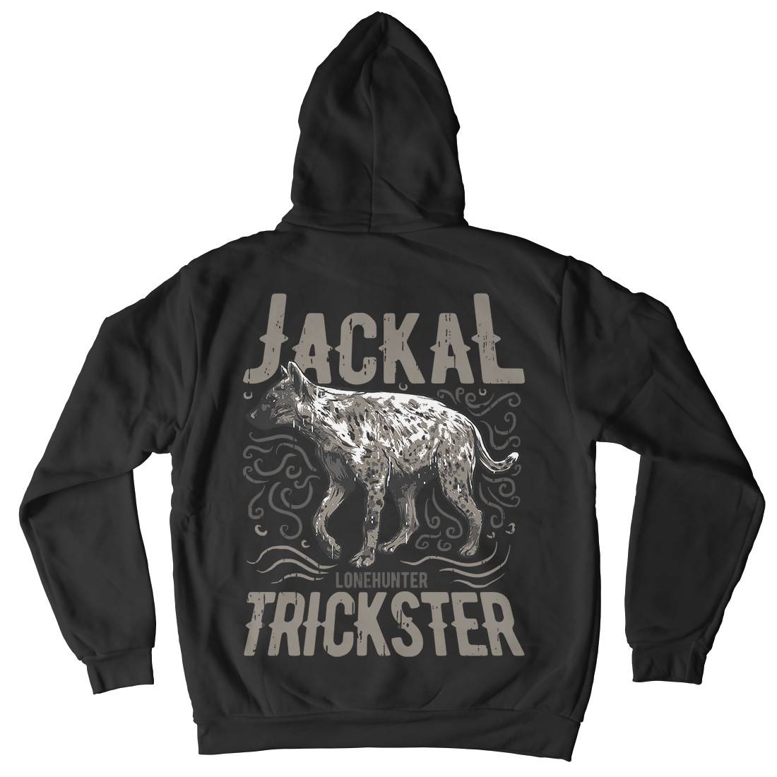 Jackal Hyena Mens Hoodie With Pocket Animals B734