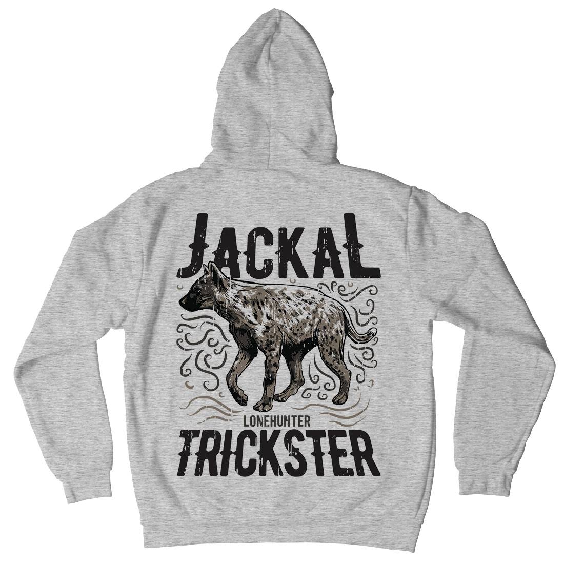 Jackal Hyena Kids Crew Neck Hoodie Animals B734