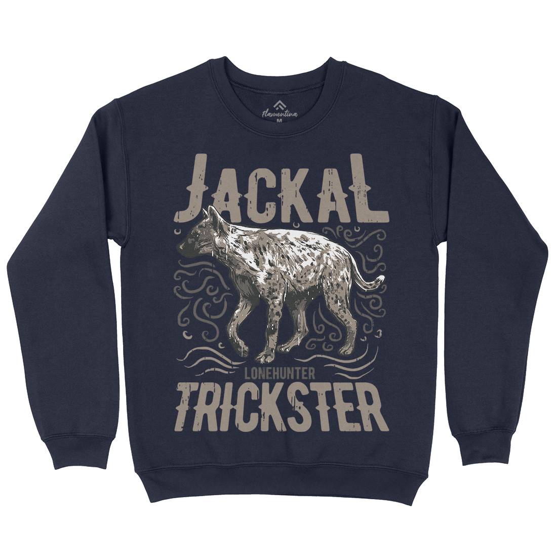 Jackal Hyena Kids Crew Neck Sweatshirt Animals B734
