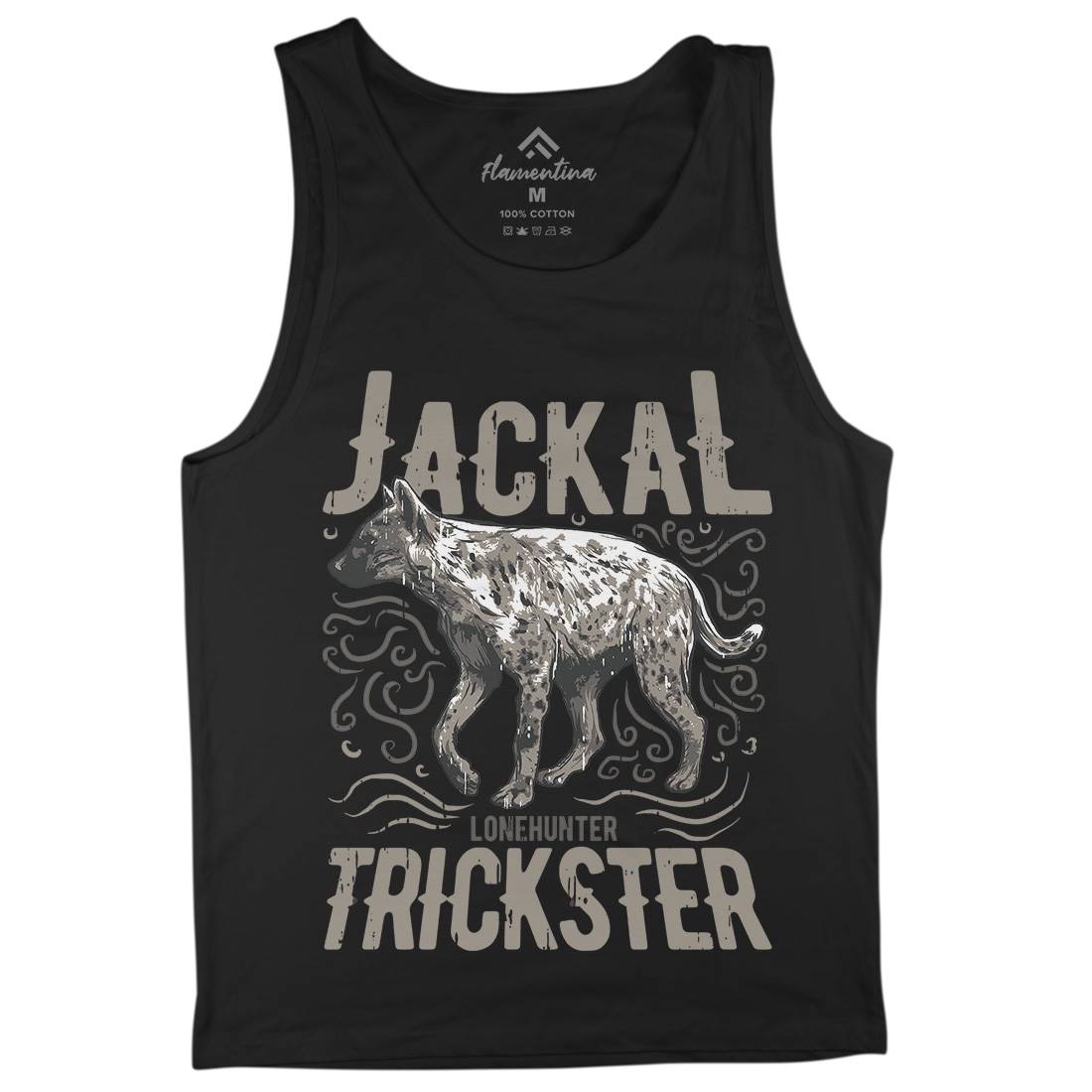 Jackal Hyena Mens Tank Top Vest Animals B734