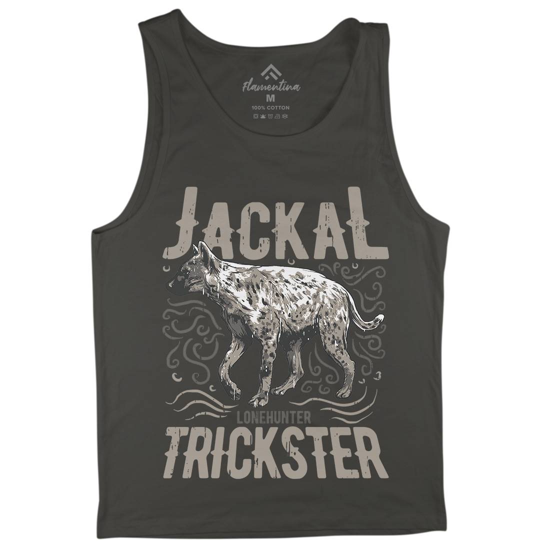 Jackal Hyena Mens Tank Top Vest Animals B734