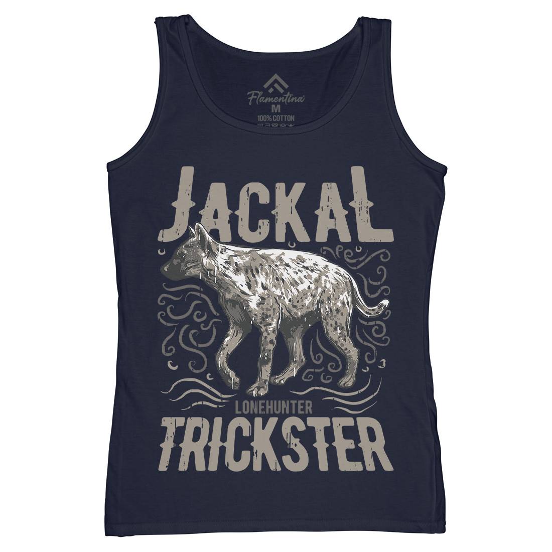 Jackal Hyena Womens Organic Tank Top Vest Animals B734