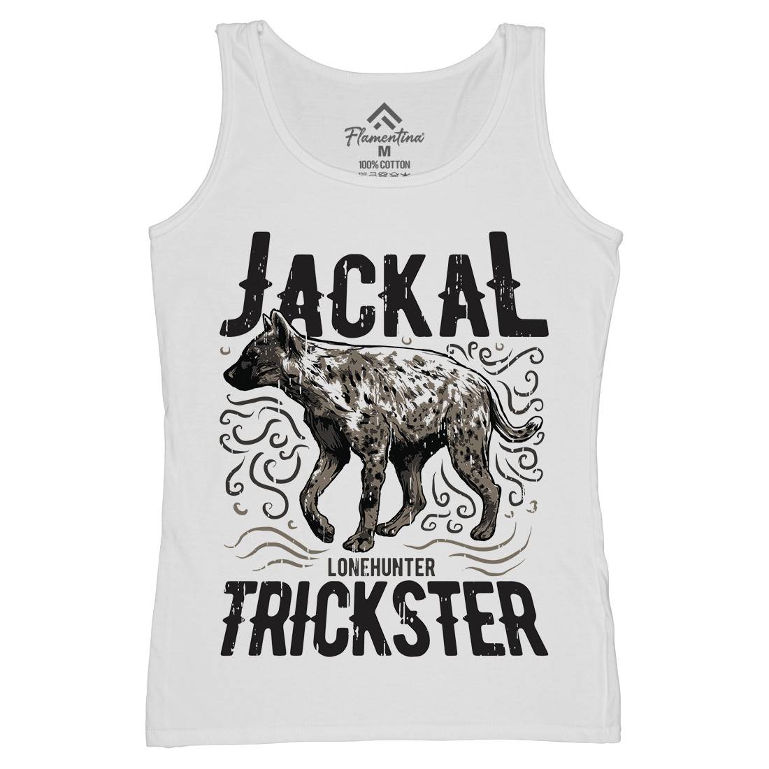Jackal Hyena Womens Organic Tank Top Vest Animals B734