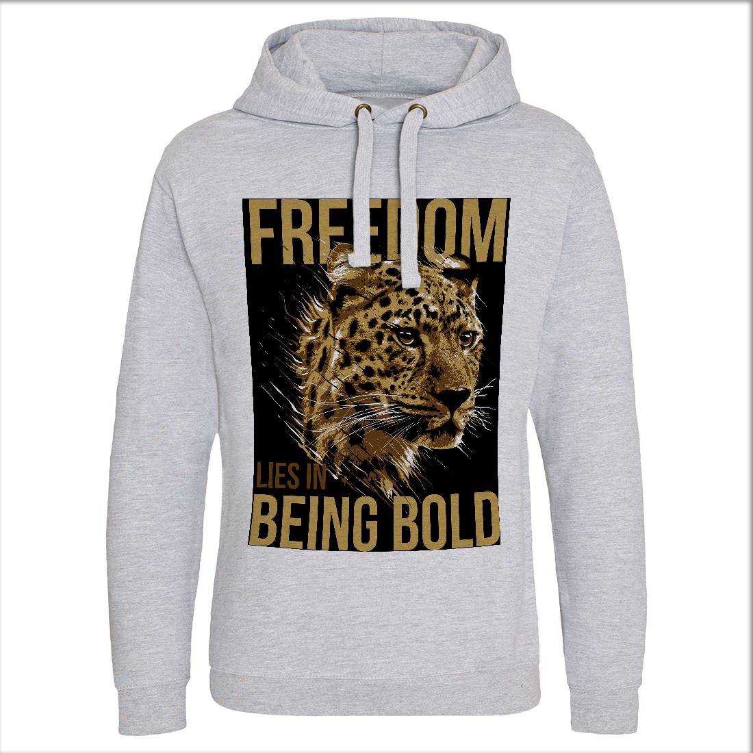 Leopard Mens Hoodie Without Pocket Animals B735
