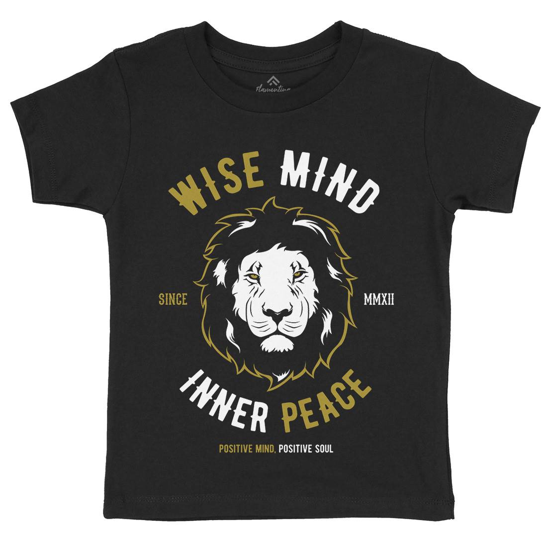 Lion Wise Kids Crew Neck T-Shirt Animals B738