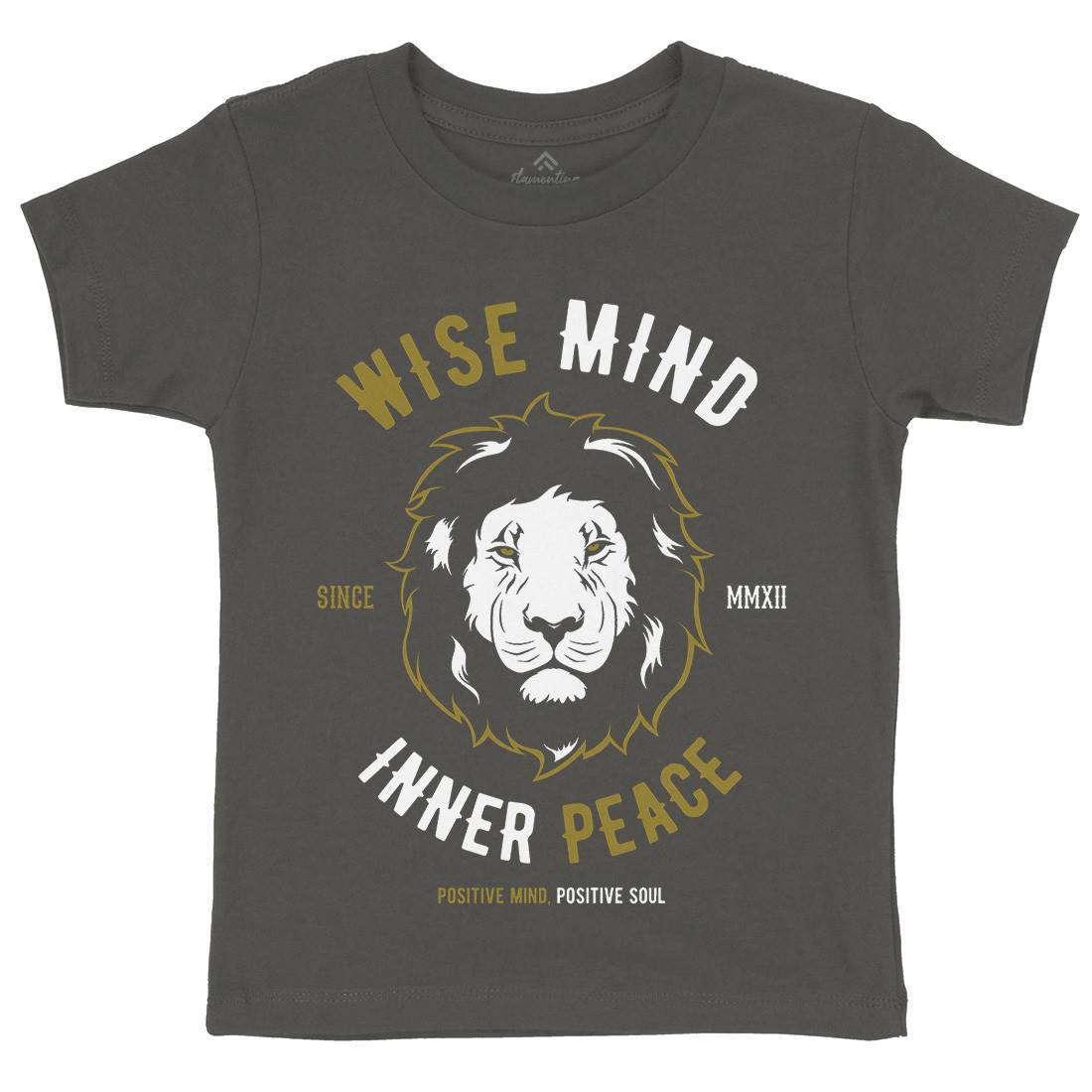 Lion Wise Kids Crew Neck T-Shirt Animals B738