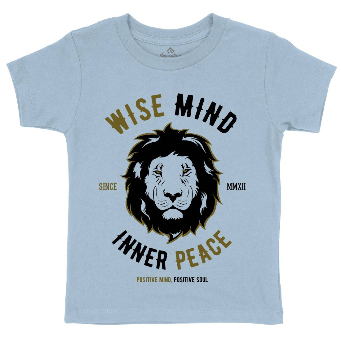 Lion Wise Kids Organic Crew Neck T-Shirt Animals B738