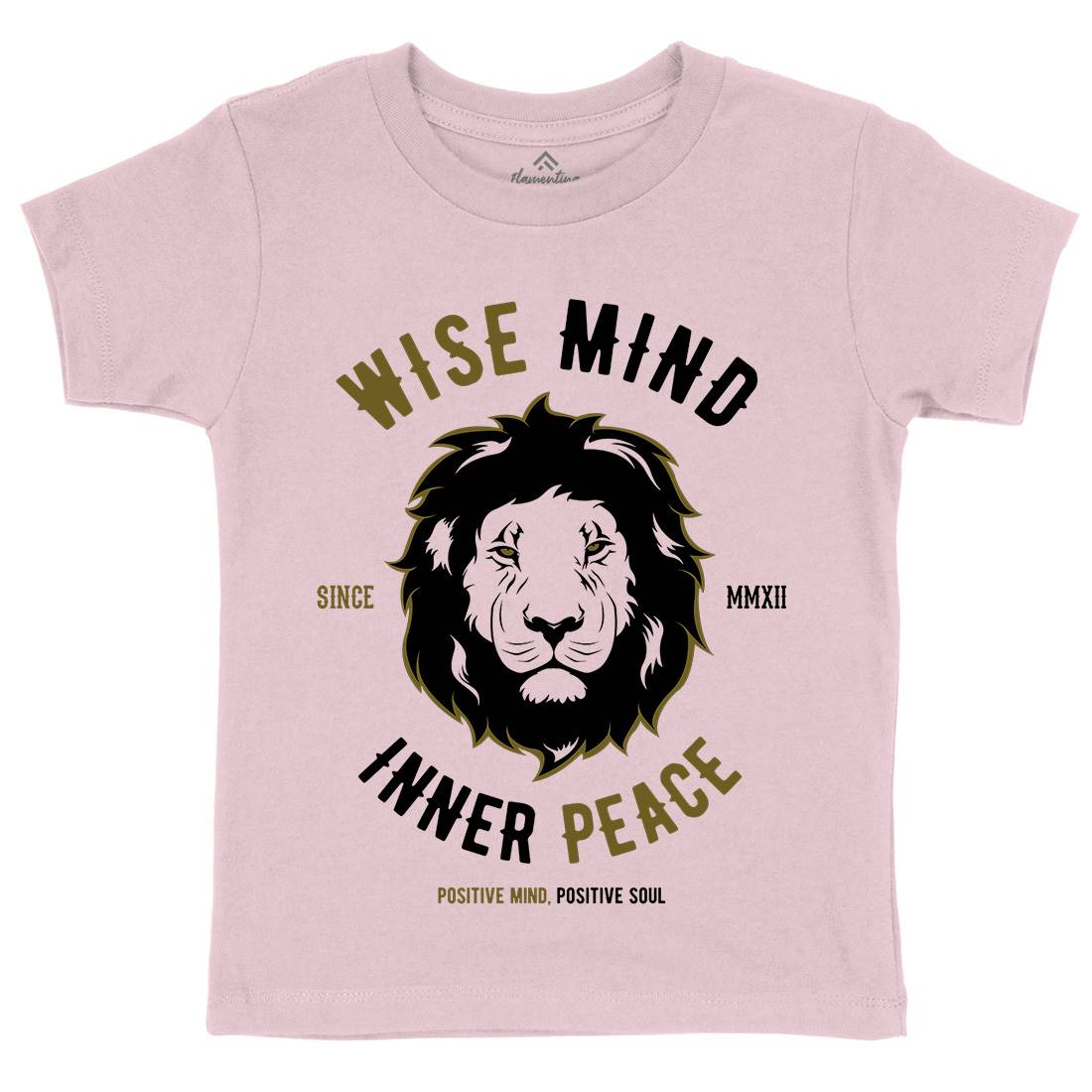 Lion Wise Kids Organic Crew Neck T-Shirt Animals B738