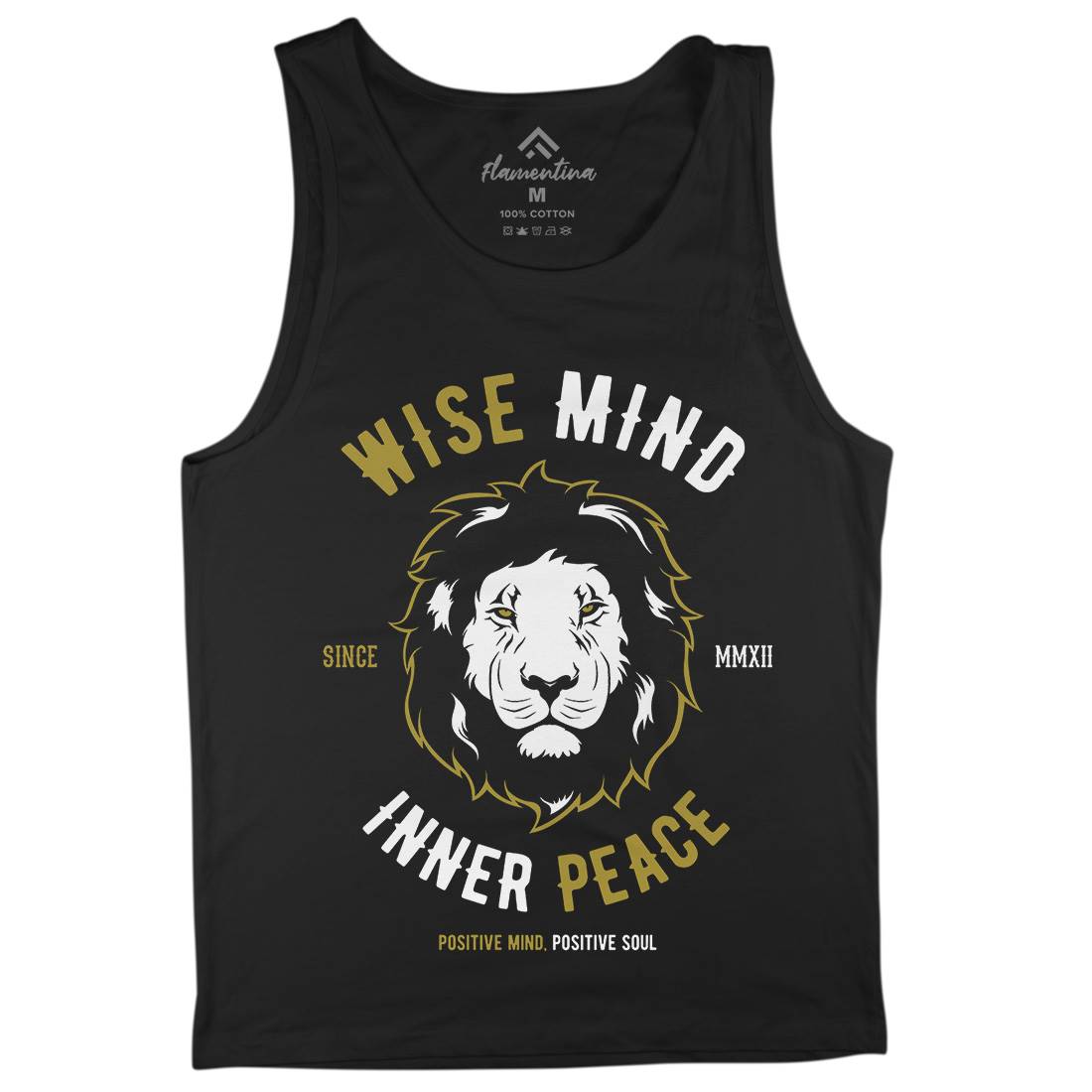 Lion Wise Mens Tank Top Vest Animals B738