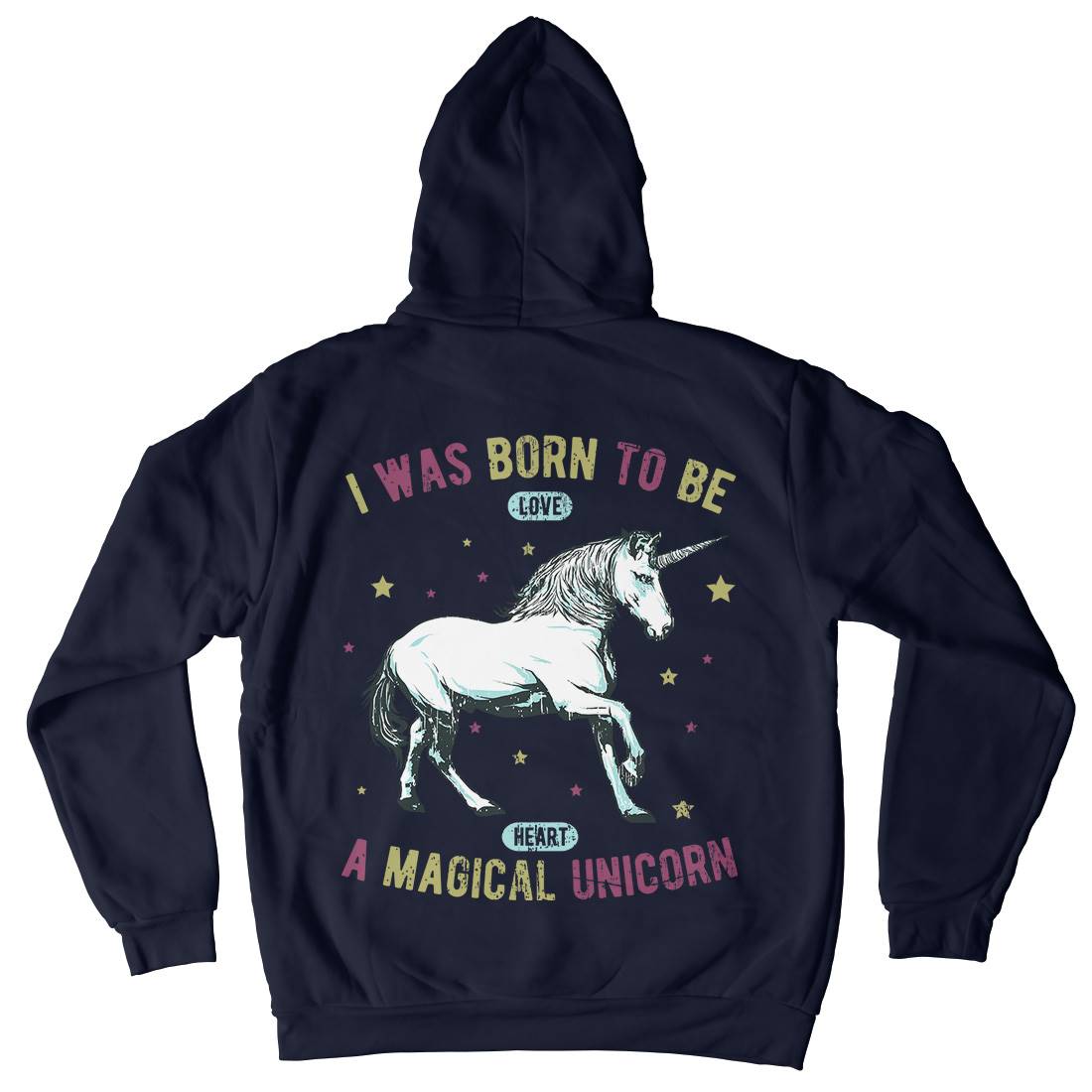 Magical Unicorn Mens Hoodie With Pocket Animals B739