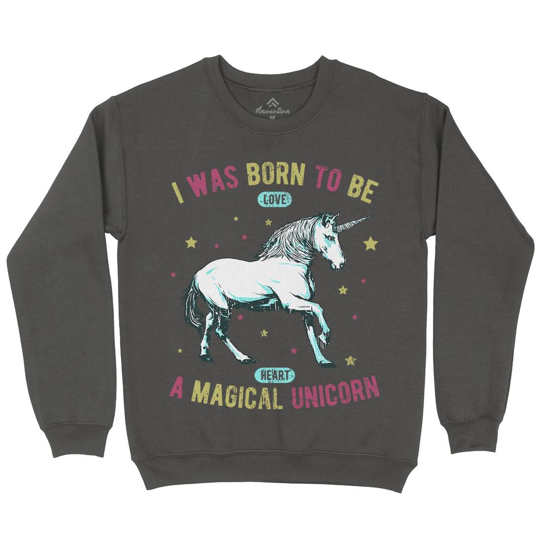 Magical Unicorn Kids Crew Neck Sweatshirt Animals B739