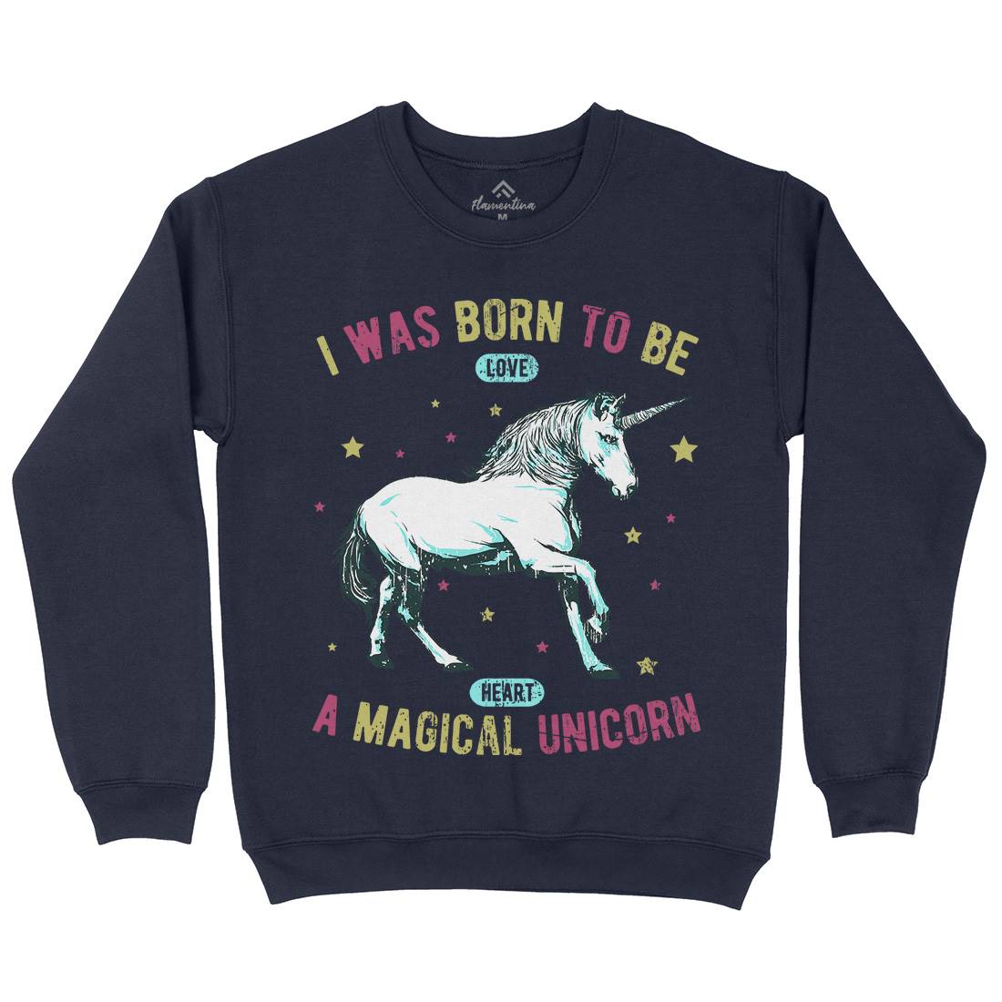 Magical Unicorn Kids Crew Neck Sweatshirt Animals B739