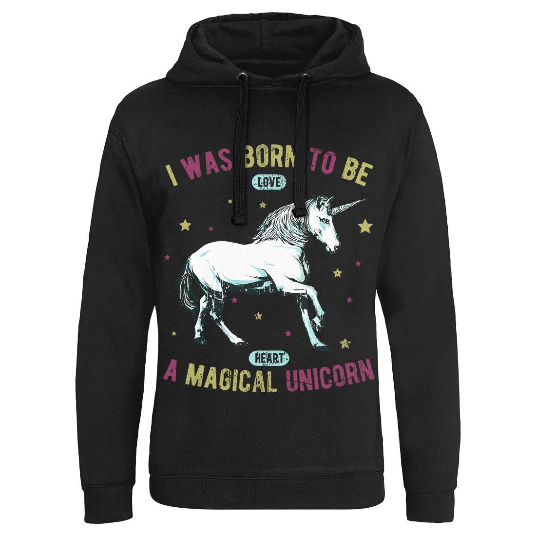 Magical Unicorn Mens Hoodie Without Pocket Animals B739
