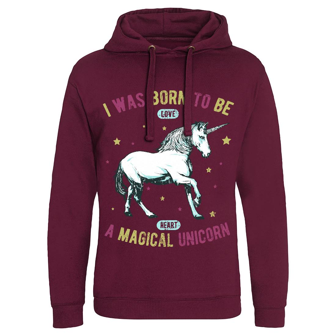 Magical Unicorn Mens Hoodie Without Pocket Animals B739