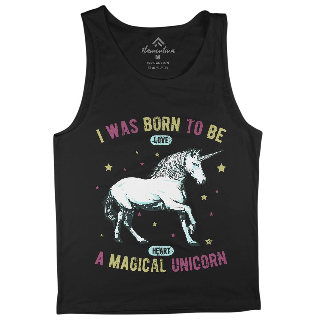 Magical Unicorn Mens Tank Top Vest Animals B739