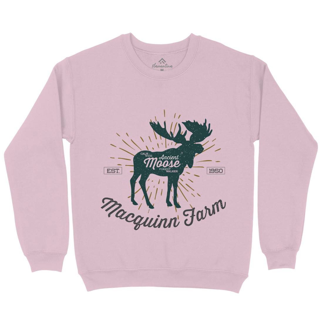 Moose Farm Kids Crew Neck Sweatshirt Animals B740