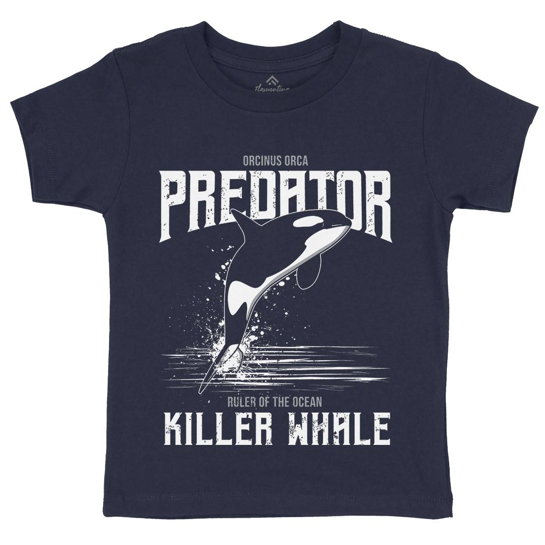 Orca Predator Kids Crew Neck T-Shirt Animals B741