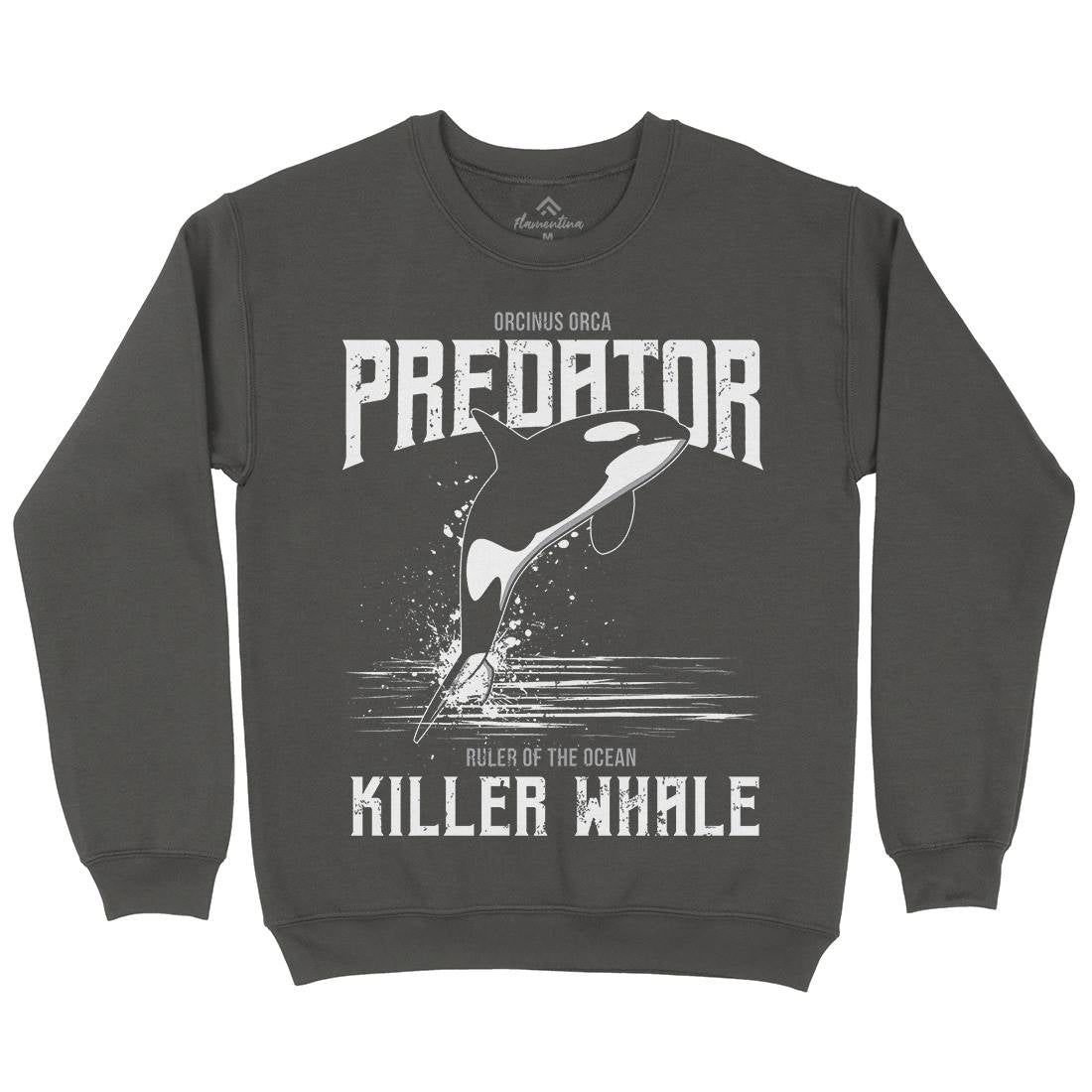 Orca Predator Kids Crew Neck Sweatshirt Animals B741