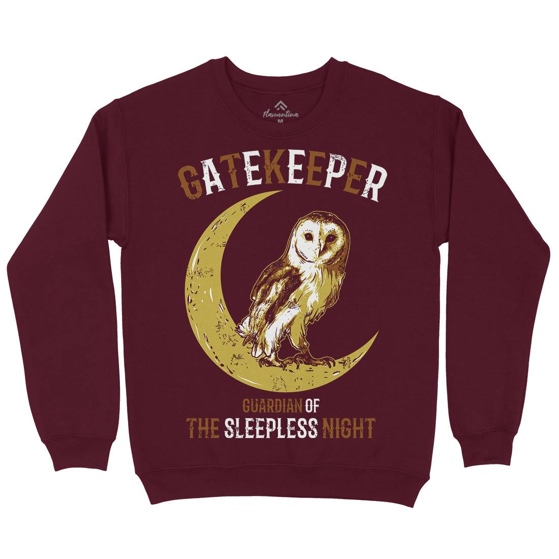 Owl Gatekeeper Kids Crew Neck Sweatshirt Animals B742